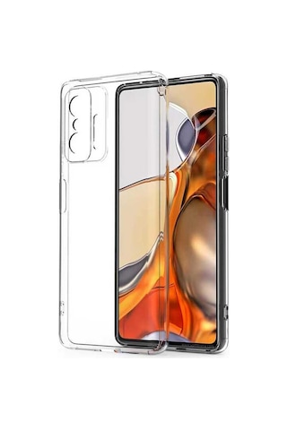 Xiaomi Mi 11T 5G Kamera Korumalı Süper Şeffaf Silikon Kapak
