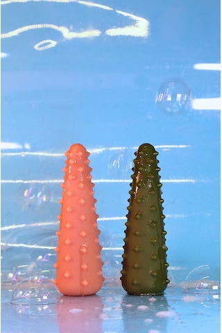 Purely Yours Şarj Edilebilir Silikon Unicorn Cactus Vibratör Yeşil