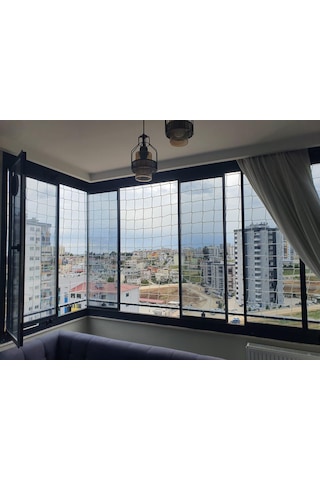 Güvenlik Ağı - İnşaat Filesi - 6mm İp - 10cm Göz Aralığı