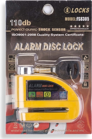 Alarmlı Disk Kilidi Sarı Renk N11.1113