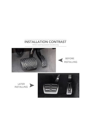 Skoda Kamiq Otomatik Metal Pedal Seti