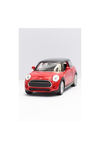 Toyaş Kırmızı Yeni Mini Cooper Çek Bırak Metal Oyuncak Araba 11Cm