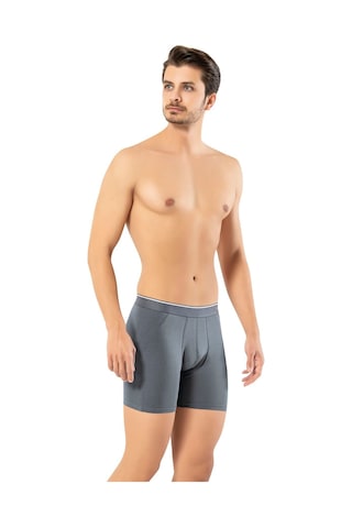 Erdem Füme Pamuk Elastan Uzun Boxer 1470 Füme