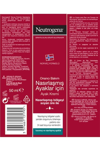 Neutrogena Nasırlaşmış Ayaklar için Ayak Kremi 50 ML