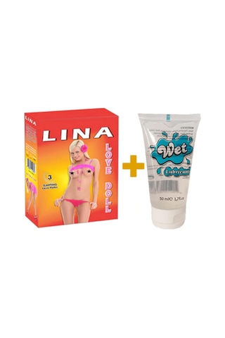 Hızlı Express Lina 3 Işlevli Kaliteli Şişme Bebek Kadın Manken + 50Ml Kaydırıcı