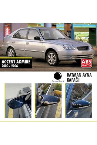 Hyundai Accent Admire Yarasa Batman Ayna Kapağı 2000-2006 arası