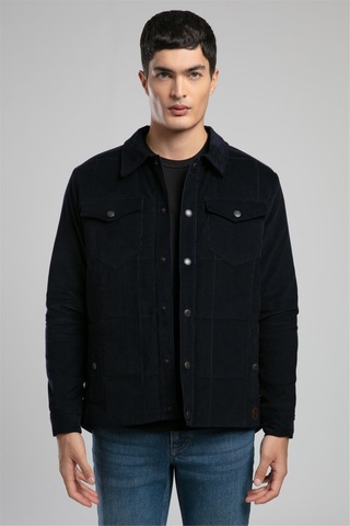Lee Cooper Preston Erkek Kadife Ceket Koyu Lacivert-21114 Lacivert