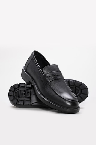 Fast Step Hakiki Deri Erkek Casual Ayakkabı 214ma4091 Siyah