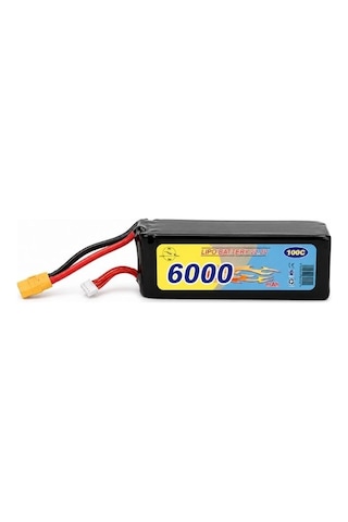 Lıpo Batarya 6000mah 22.2v 100c Endüstriyel, Rc Araç Ve Model Uçak Pili