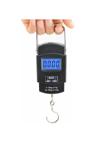 Ers Profesyonel Dijital El Terazisi Taşınabilir El Kantarı 50 Kg Çok Renkli