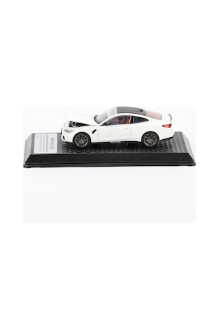 1:24 Ölçek Bmw M4 Sesli Işıklı Kapısı Kaputu Açılan Stantlı Model Araç