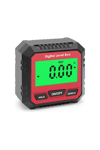 Manyetik Dijital Açı Ölçer Kesin Ve Göreli Ölçüm Açı Ve Eğim Dönüşümü İnklinometre Lcd Ekran Arka Işıklı Çok Amaçlı İnklinometre