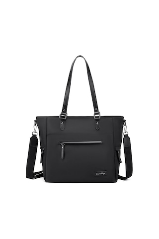 Smart Bags Twill Dimi Kumaş Kadın Omuz Çantası 3323 Siyah