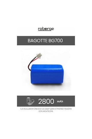 Bagotte Bg700 Robot Süpürge Uyumlu Batarya 2800 Mah - Muadil Ürün