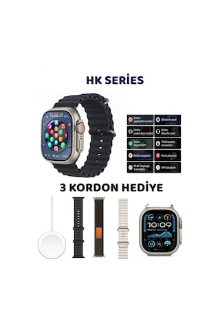 Watch 10 Serisi Yenilendi V5 Hd Ekran Amoled Tüm Bildirimler Tüm Telefonlara Uyumludur