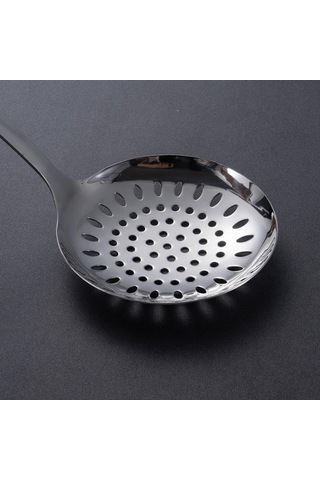 Hanyang 201 Paslanmaz Çelik Tencere Spatula Mutfak Eşyaları Spatula Çorba Kepçesi Huni Tencere Seti Altı Takım 29cmx7.7cm