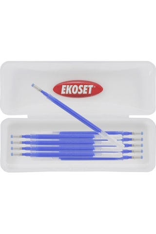 Ekoset Isı ve Ütü Ile Uçan Kalem Içi Mavi 10 Adet