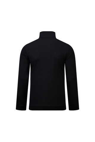 Hatemoğlu Siyah Regular Fit Yarım Balıkçı Yaka Fermuarlı Sweatshirt 2977608 Siyah