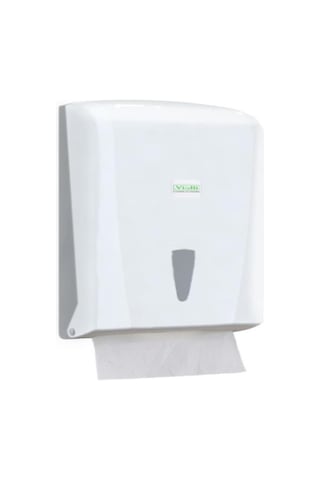 Omnipazar Vialli K21 Z Katlı Kağıt Havlu Dispenseri 400'lü Beyaz