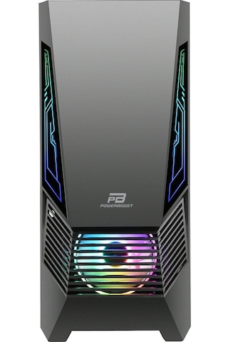 Powerboost Vk-G2051S Usb 3.0 Atx. Argb Fan Ve Stirp Siyah Kasa (