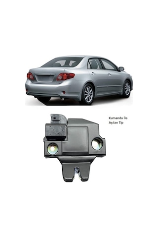 Toyota Corolla Bagaj Kilidi 2007---2013 3 Fiş Kumanda İleaçılabilen Tip
