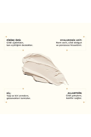 Dermokil Beyazlatıcı Etkili Pirinç Özü Kil Maske 9 Ml