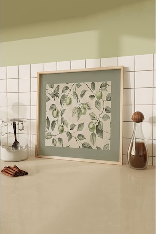 Ahşap Çerçeveli Mdf Kare Tek Tablo Kendi Tablo Setinizi Oluşturacağınız Liste Mutfak02 23 X 23 Çerçeveli Tx1174