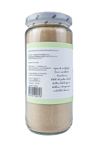 OG natural Organik Keçiboynuzlu Bebek Muhallebisi Karışımı 320 G +8 Ay