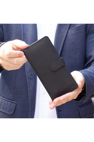 Mandarin Paris Model Telefon Gözlü Premium Deri Cüzdan Çok Renkli