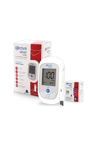 Lifechek Silver GH82 Ölçüm Cihazı + 50 Strip Set Lifechek Silver GH82 Ölçüm Cihazı + 50 Strip Set