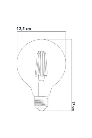 Heka Rustik Led Ampul E27 6w 2500k Gün Işığı Erd-39