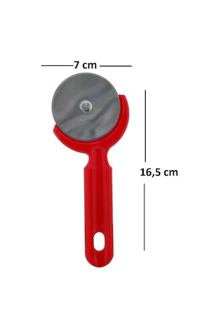Basmalı Doğrayıcı 5 Bıçaklı El Rondosu Ve Hamur Pizza Kesme Ruleti 7x16,5cm