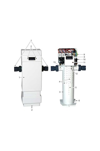 Zodiac Elektirikli Havuz Isıtıcısı Re/I 120T Model 60+60 Kw