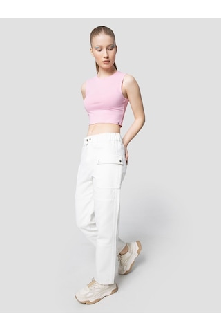 LOFT Crop Kadın Atlet Lf2032011 Q1.v1 Pembe
