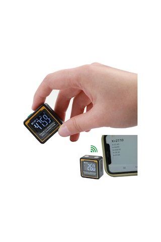 Hangfox Huoto Bluetoothlu Ceb Boyutlu Dijital Açı Ölçer - Mikro Tasarım, Doğru Okumalar, Taşınabilir Eğim Ölçüm Aleti