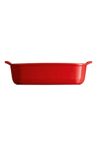 Emile Henry Fırın Kabı Dikdörtgen 22 x 14 cm Kırmızı/Burgundy Kırmızı