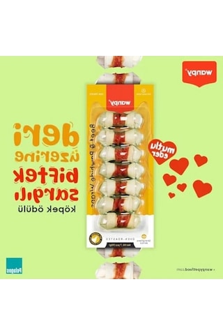 Biftek Sargılı Köpek Ödül Mamaları 85 Gr Lezzetli Atıştırmalık