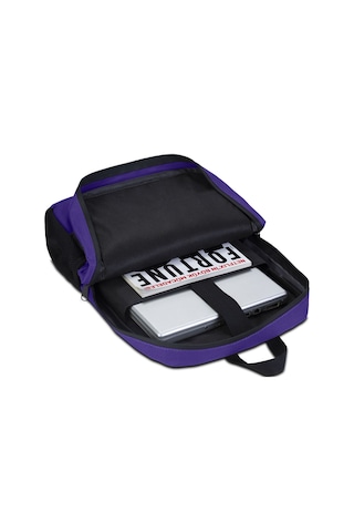 Classone 15,60'' Uyumlu W303 Mila Serisi Lenovo,hp,asus,monster,macbook,macair Uyumlu Laptop,notebook Sırt Çantası - Mor