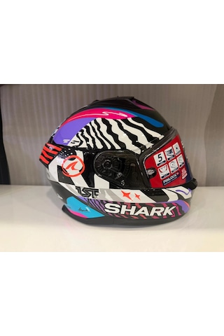 Kask Shark Skwal İ3 Speed-fancy Black White Blue Siyah/mavi/beyaz
