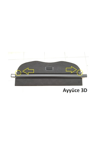 Ayyüce 3d, Renault Clio 2006-2011 Kasa Bagaj Pandizot Ayakları,2x