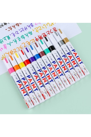 Aubyhe Altın Gn-110 Boya Kalemi: Ofis, Taş, Lastik, Siyah Kart İçin Renkli İmza Ve Tamir Kalemi - Dayanıklı, Kullanıması Kolay Diğer