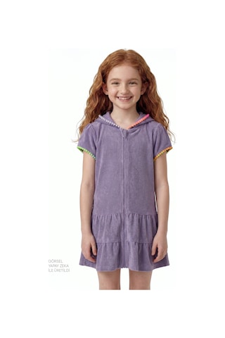 Penti Lila Kız Çocuk Sweet Pastel Lilac Towel Kaftan