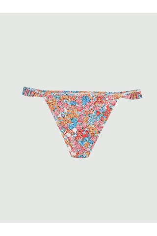 Lcw Dream Karışık Uv Korumalı Desenli Kadın Brazilian Bikini Alt Çok Renkli