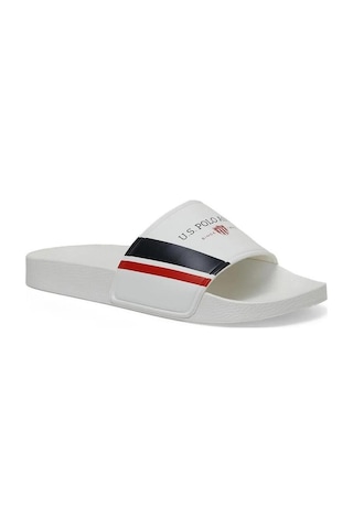 U.S. Polo Assn. U.s.polo Assn Wılly 4fx Beyaz Terlik Comfort Casual Anatomik Terlik Beyaz