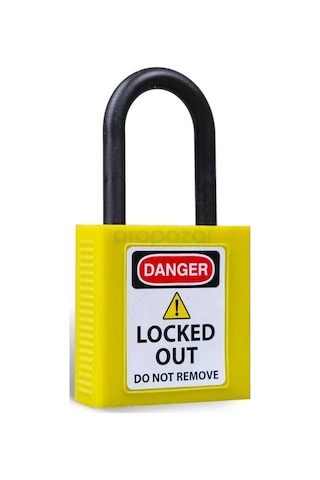 Bbu Eked Loto Slc38ps Güvenlik Kilidi Plastik Kanca 38mm