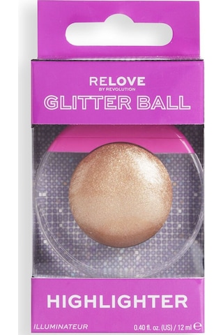 I Heart Revolution Dancing Queen Glitter Ball Liquid Highlighter Golden Energy