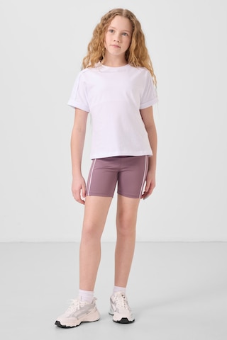 Tommylife Gül Kurusu Esnek Standart Fit Basic Performans Kız Çocuk Tayt - 75189 Gül Kurusu