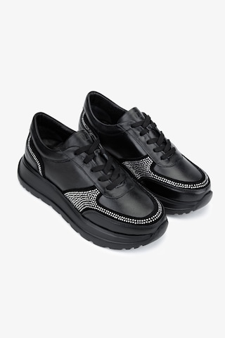 Valmenti Kadın Hakiki Deri Siyah Sneakers & Spor Ayakkabı 1107 514 Bn Ayk Sk25-26 Sıyah Siyah