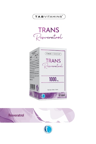 Tabvitamins Trans Resveratrol 30 Tablet Takviye Edici Gıda