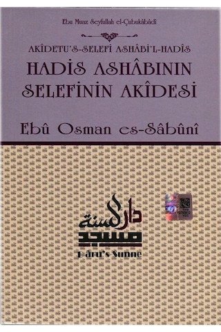 Hadis Ashabının Selefinin Akidesi / Ebu Osman Es-sabuni